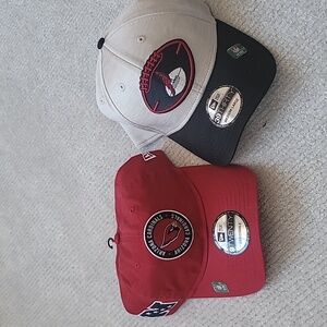 Set of 2 Arizona cardinals baseball caps